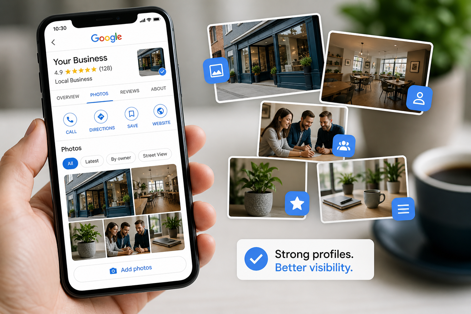 Google Business Profile photos for local visibility