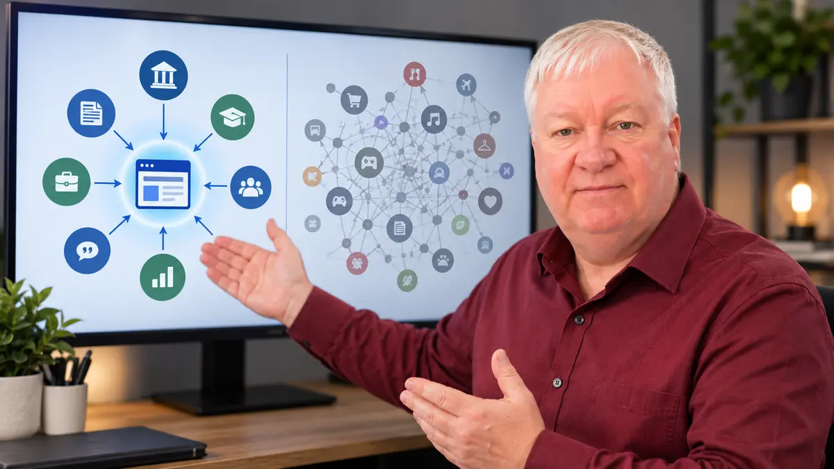 Barrie Evans explaining why relevant authority matters more than random backlinks