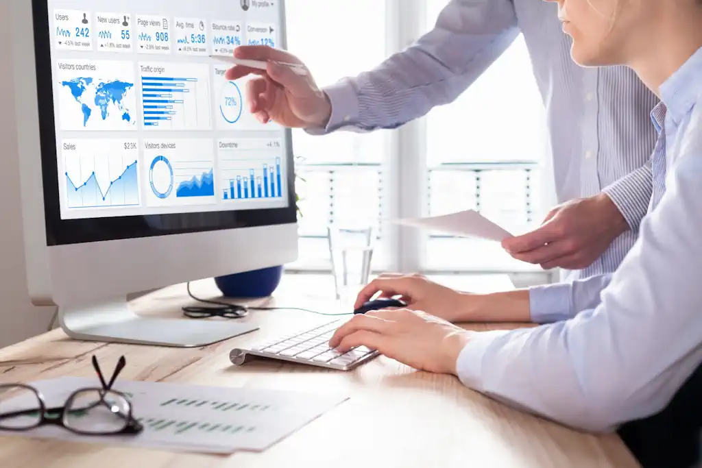 Google Business Profile performance analysis showing local visibility improvements