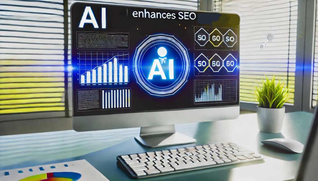 Generative ai principles SEO analytics, graphs, and keyword data